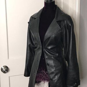 Vintage Leather Women's Jacket - Small